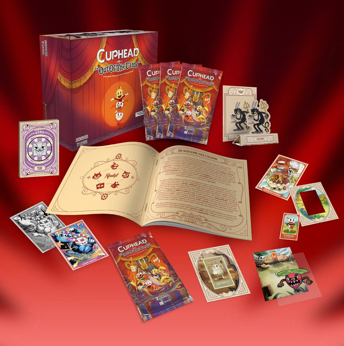 Cuphead - Out of the Cards - BOX (20 BUSTE) + Promo pre-order